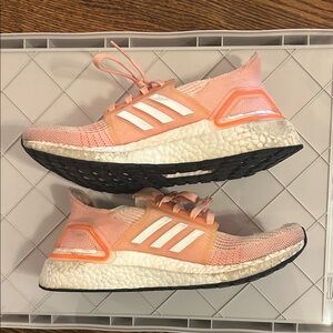 Adidas Women's UltraBoosts Pink Running Shoes